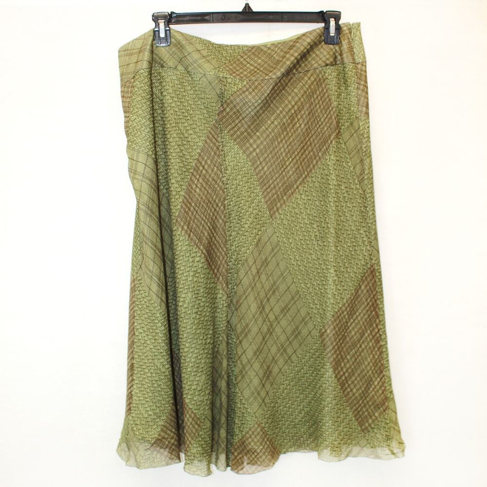 Alfani Plus 100% Silk lined A-line skirt size 18W